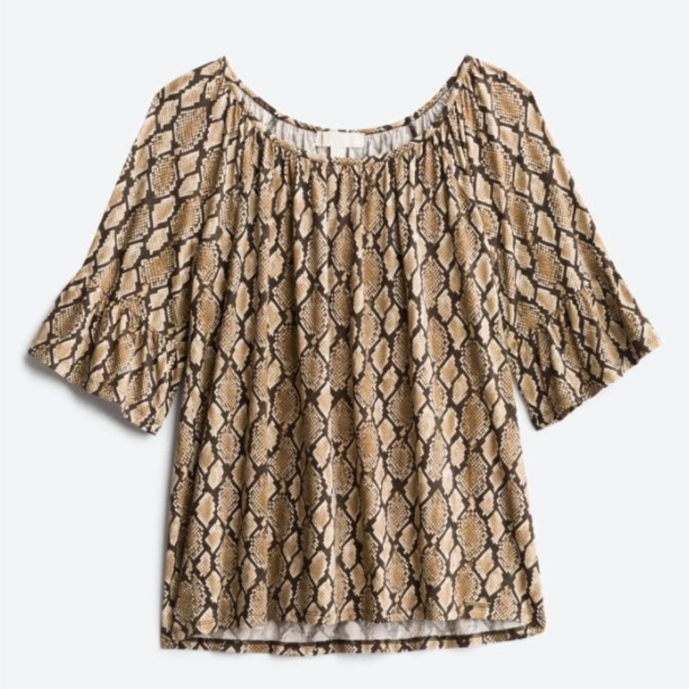 Top - Ruffle Sleeve Knit Top